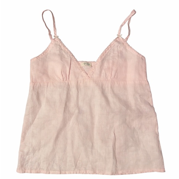 Brandy Melville Tops - Brandy Melville Soft Pink V-Neck Top